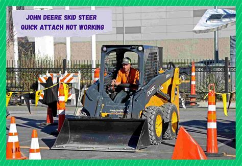 john deere skid steer electric quick attach not working|john deere 318 quick tacht problems.